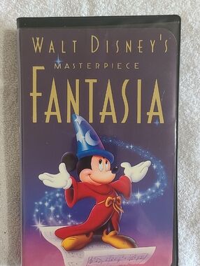 Walt Disney's Fantasia VHS — Mickey in Sorcerer Robe (Purple, Red, Blue)